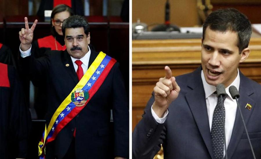 الرئيس الفنزويلي ورئيس المعارضة 