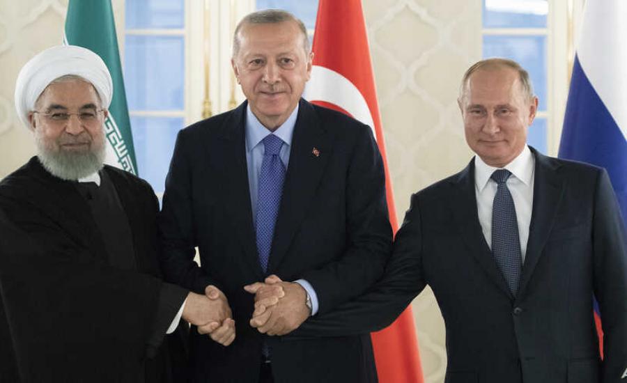 اجتماع تركي روسي ايراني بشان سوريا 
