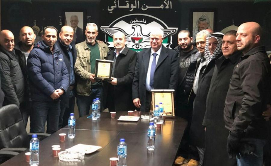 فعاليات ومؤسسات الرام تزور قيادة الأمن الوقائي في محافظة القدس