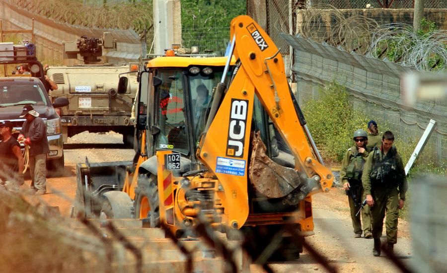 بناء جدار على الحدود مع لبنان