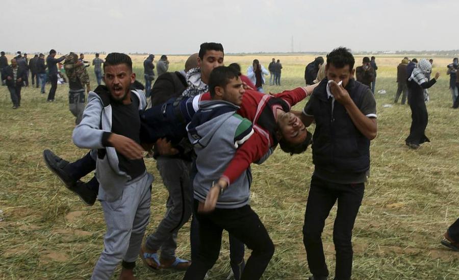 إصابة خطيرة بالصدر برصاص الاحتلال شرق غزة