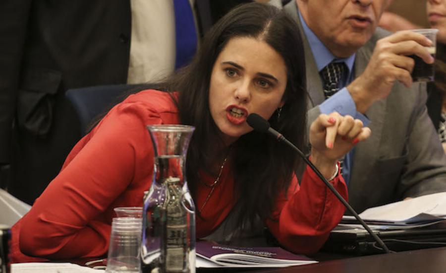 وزيرة القضاء الاسرائيلية تدعو لإبادة الفلسطينيين وذبح أمهاتهم