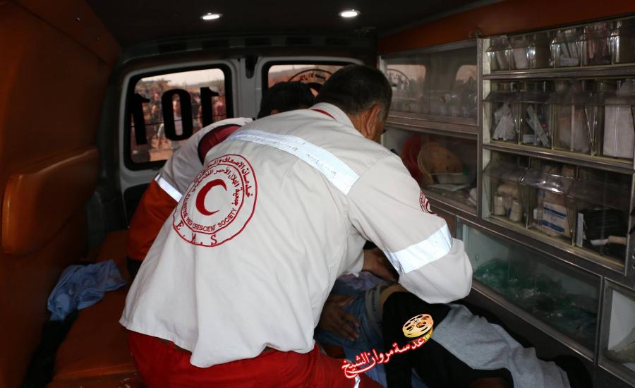 PRCS teams provided their first aid services to injured in Tulkarem on 3.11 (4)