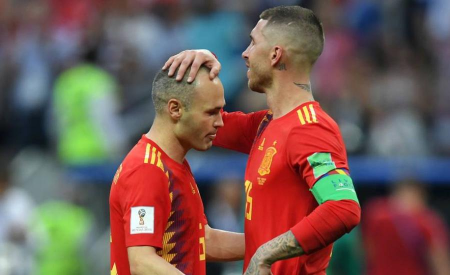 خروج المنتخب الاسباني من كأس العالم في روسيا 
