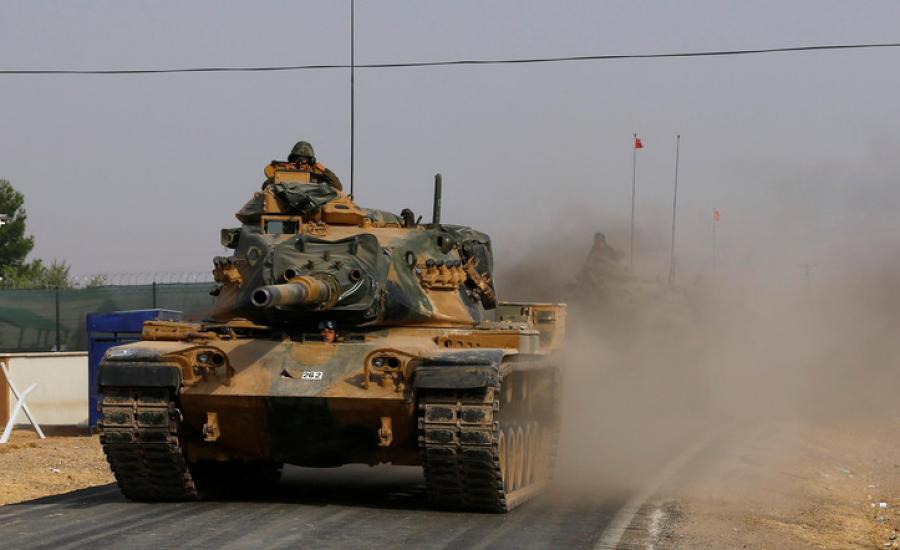 دبابات تركية في الدوحة 