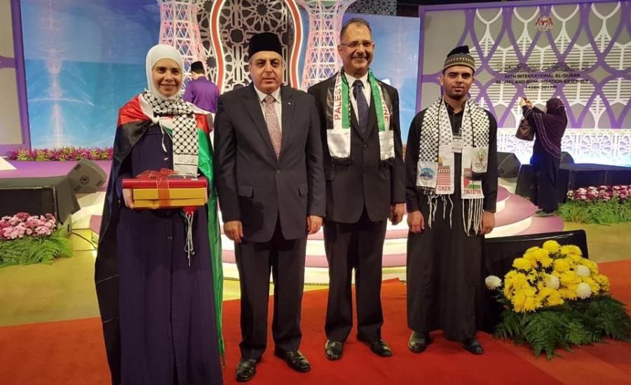 فلسطينية تحصد المرتبة الثانية على العالم في حفظ القرآن 