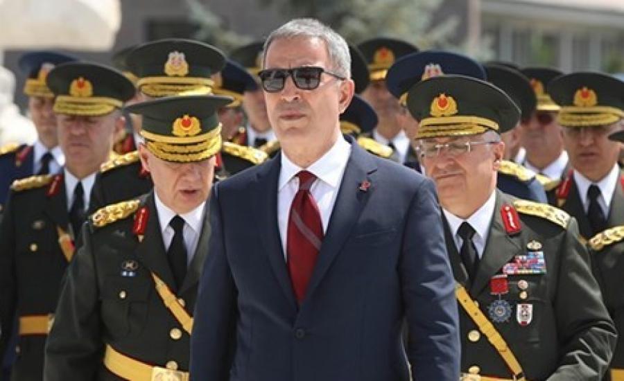 وزير الدفاع التركي والارهابيين في منبج 