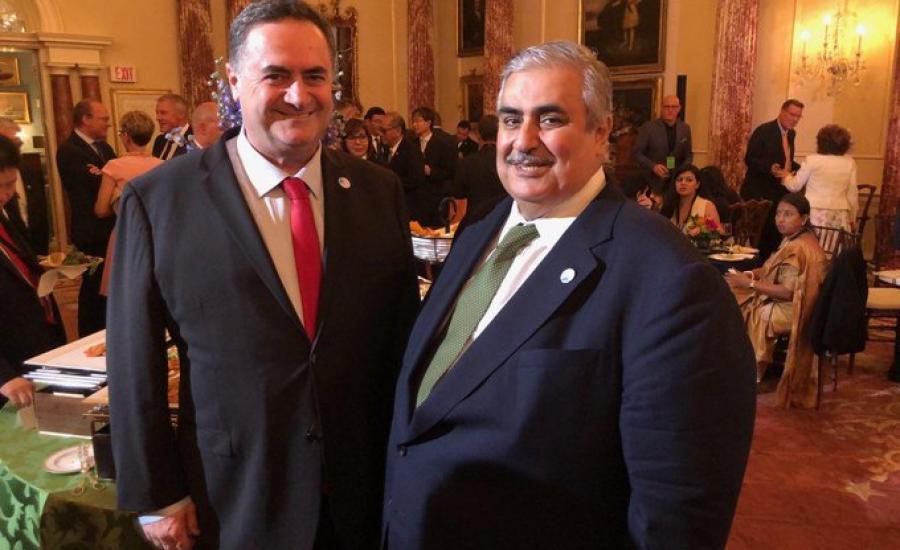 وزير الخارجية البحريني واسرائيل 
