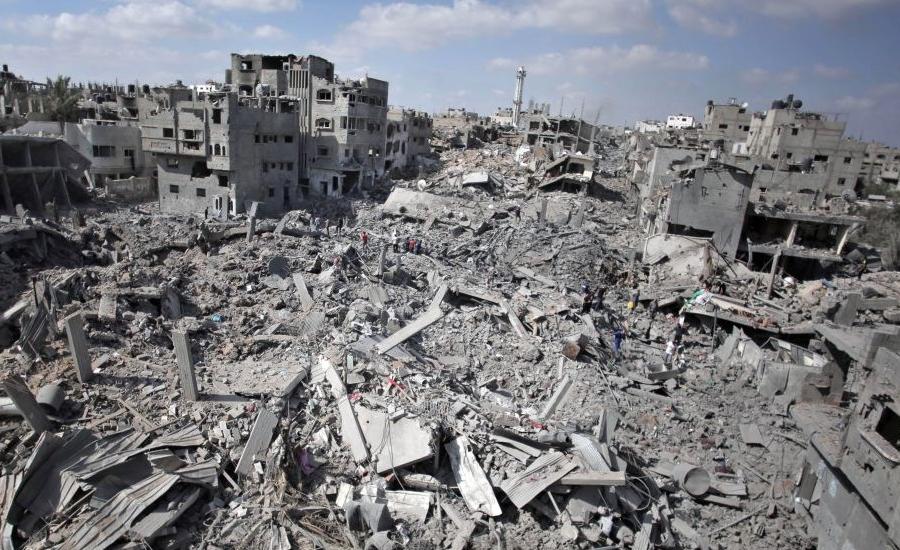قطر توقع على 12 مليون دولار لإعادة إعمار غزة