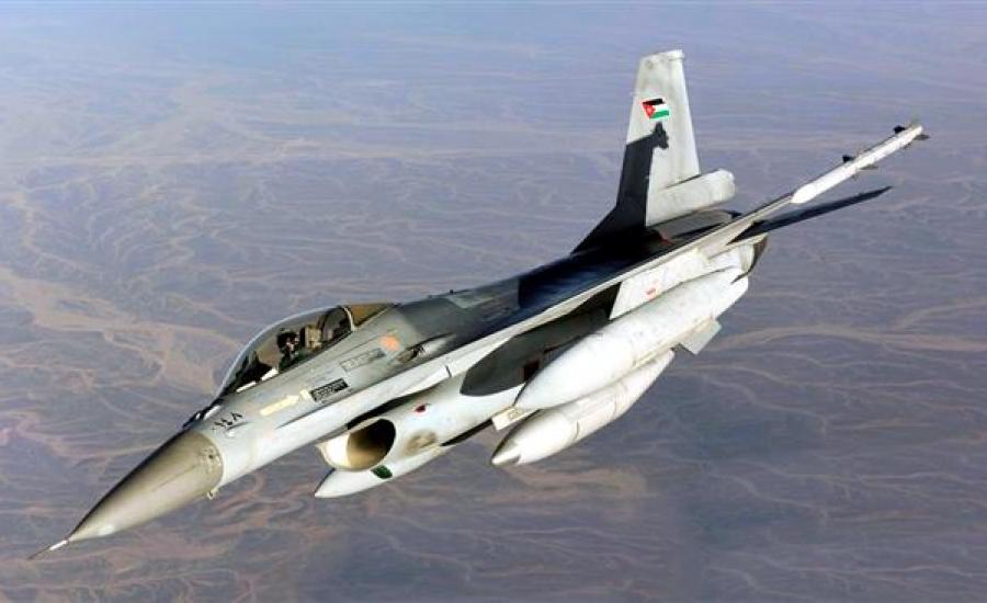 تحطم مقاتلة اردنية 