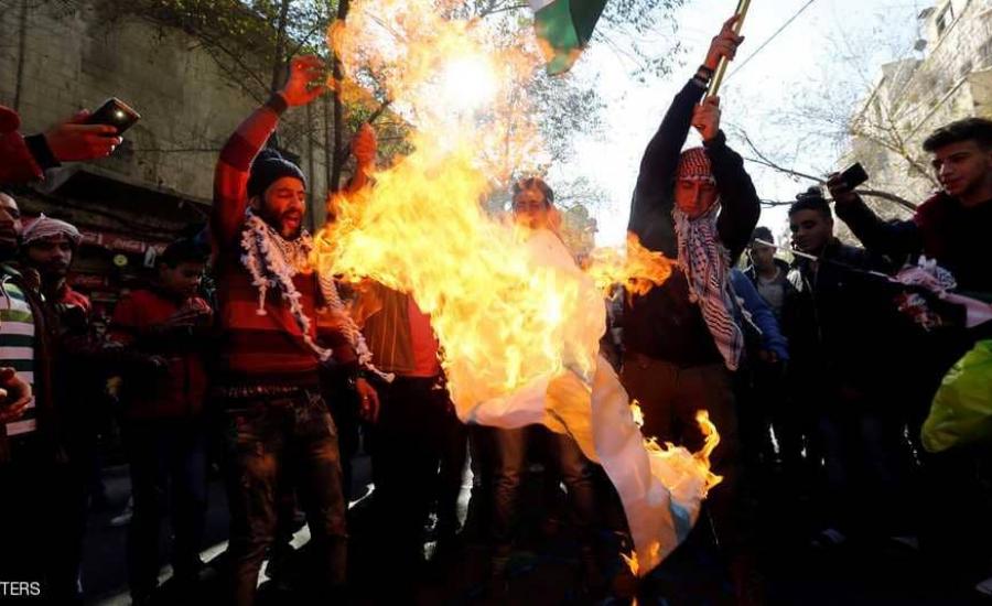 مظاهرات في الاردن ضد الاعتراف بالقدس عاصمة لاسرائيل 