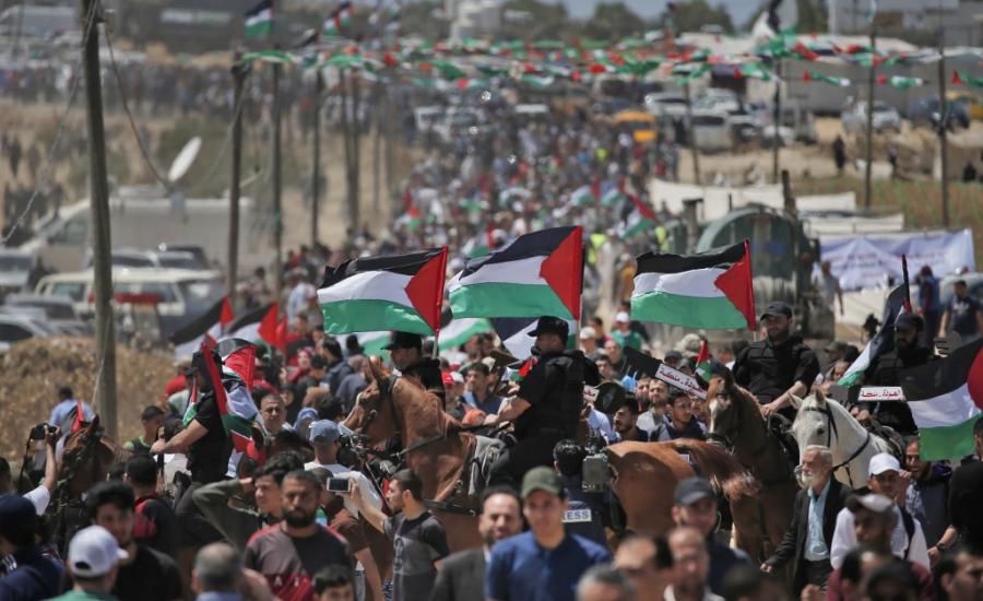 اعداد الفلسطينيين منذ نكبة عام 1948 