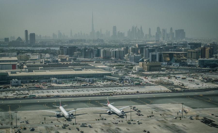 اكبر مطار في العالم في دبي 