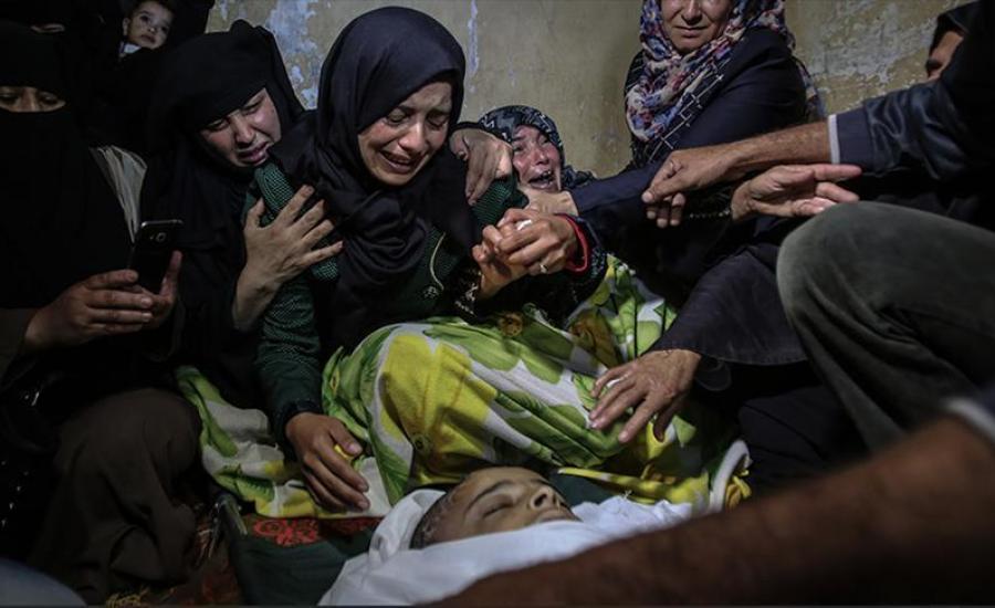 اصابة اطفال في غزة 