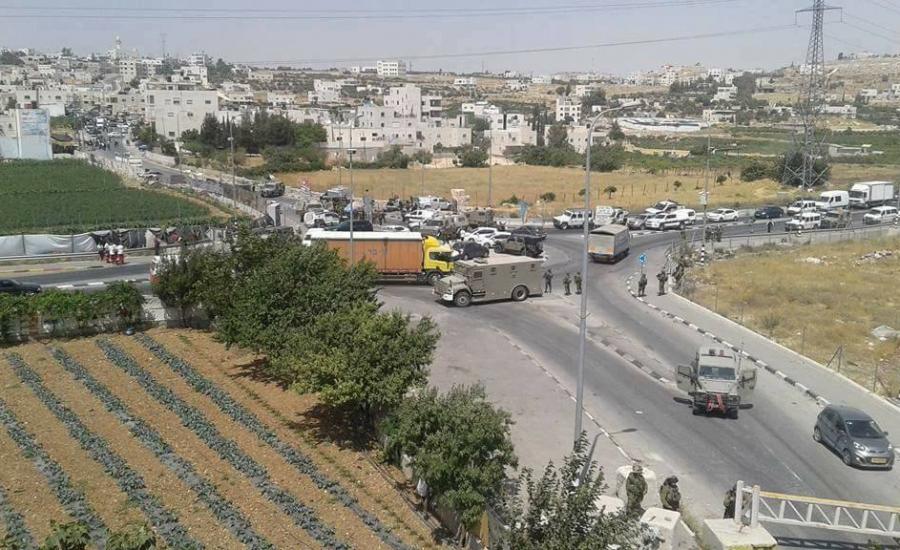 الاحتلال يزعم إحباط عملية طعن على مفرق بيت عانون قرب الخليل