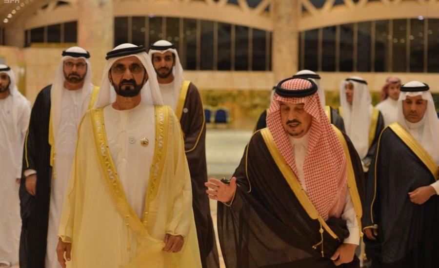محمد بن راشد في السعودية 