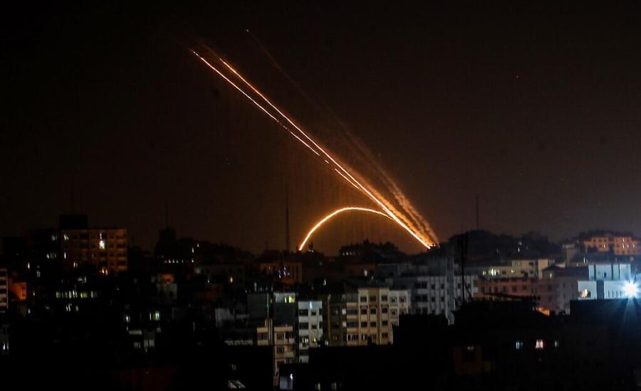 اطلاق صاروخ من قطاع غزة صوب مستوطنات الغلاف 