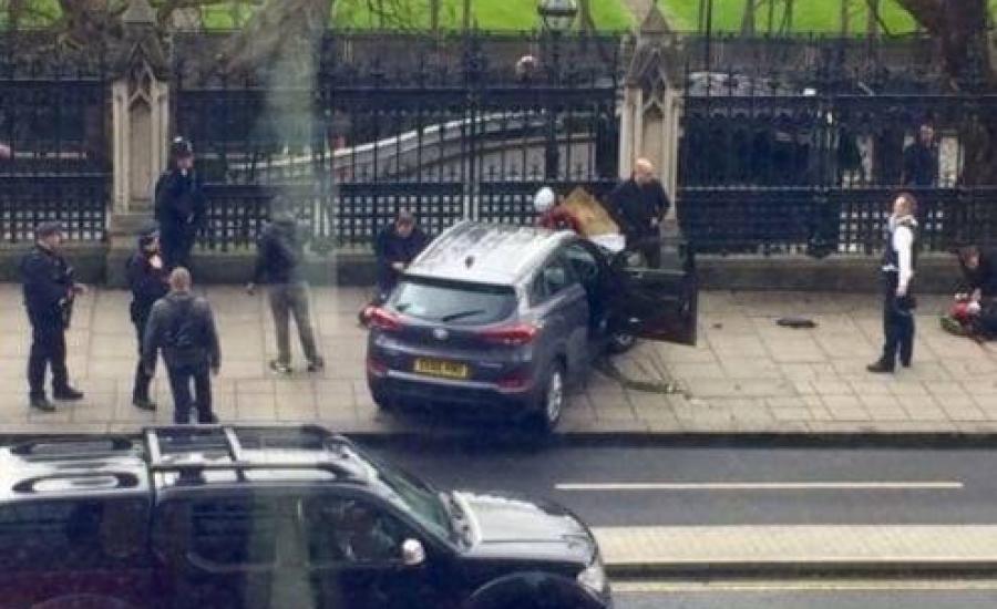  12 مصابا جراء إطلاق رصاص خارج مقر البرلمان البريطاني