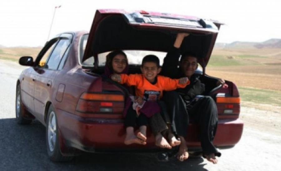 القبض على  سائق ينقل 7 أطفال في صندوق مركبته في مدينة الخليل.