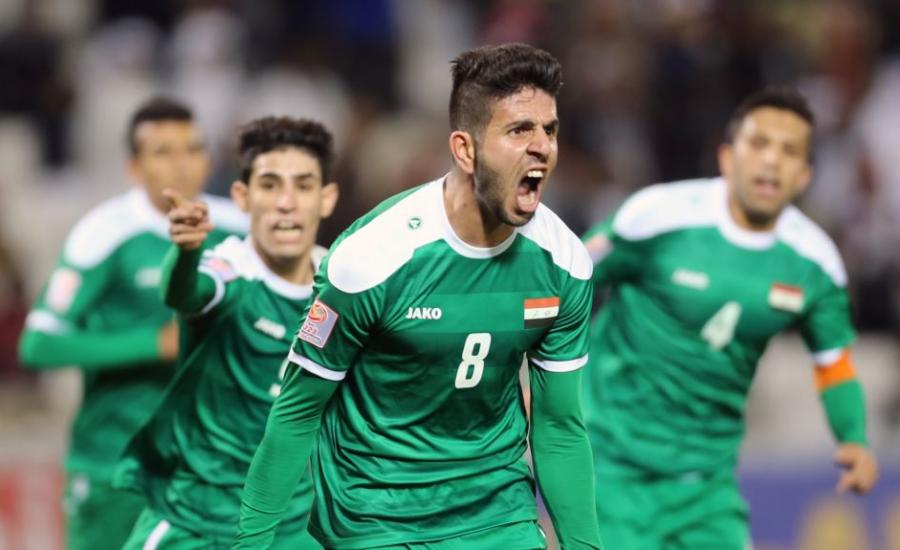 المنتخب العراقي في فلسطين 