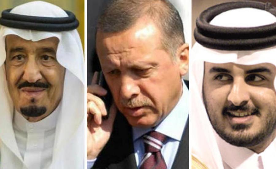 اردوغان وقطر والسعودية 