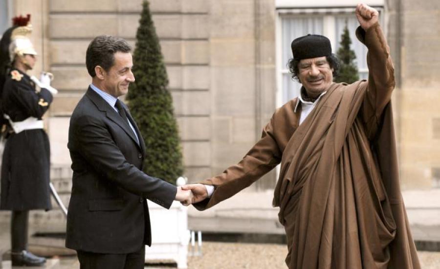 ساركوزي: لم أتلق أموالاً من القذافي