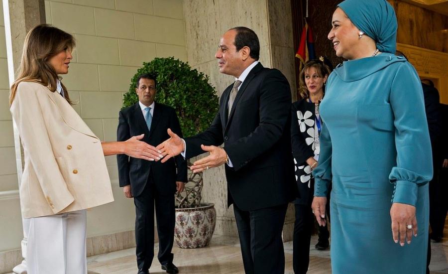 ميلانيا ترامب في مصر 