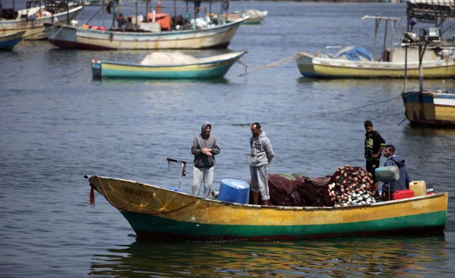 تفليص مساحة الصيد في غزة 