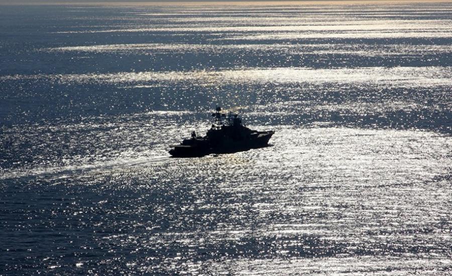 سفن حربية روسية في خليج عدن 