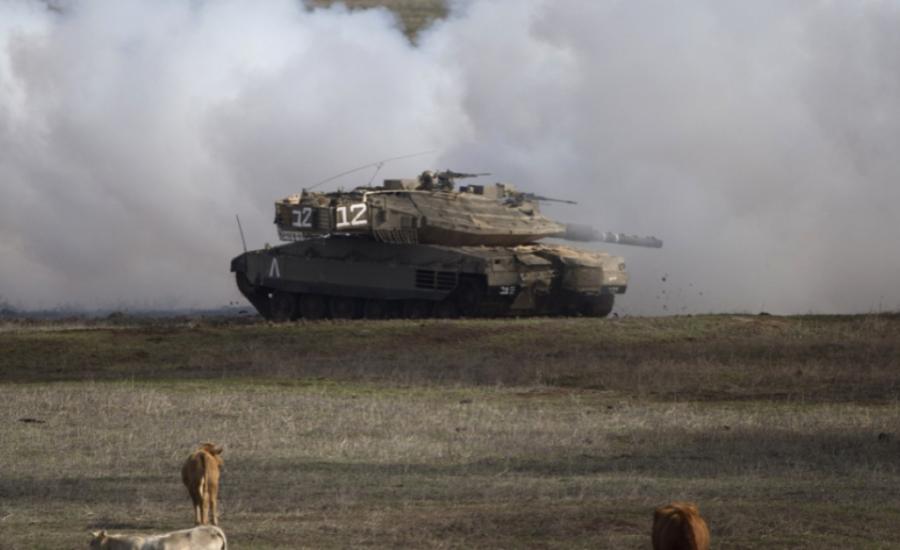 المدفعية الاسرائيلية تقصف هدفا جنوب قطاع غزة 