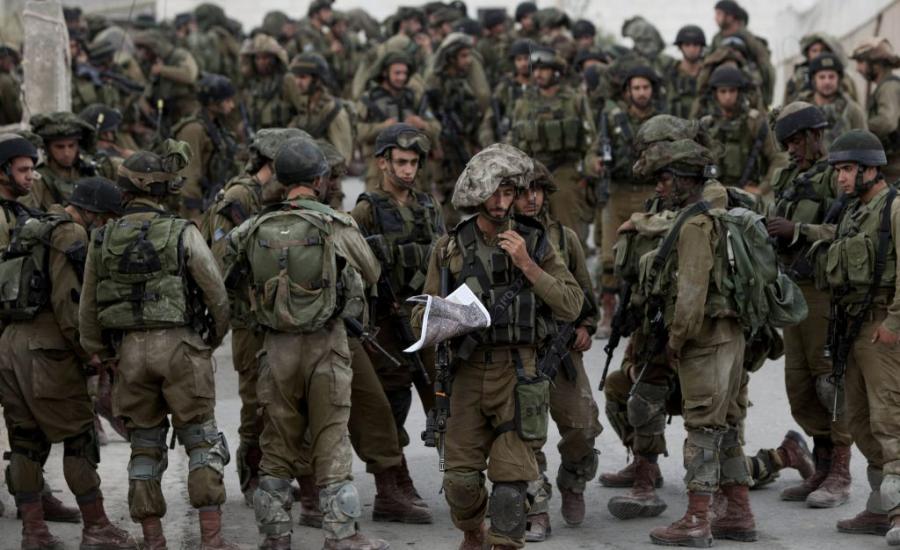 الجيش الاسرائيلي في الضفة الغربية وقطاع غزة 