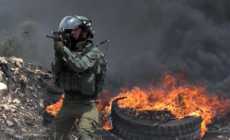 اطلاق النار على شاب فلسطيني في بيت سيرا 