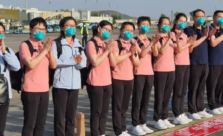 الصين ترسل فريق طبي الى فلسطين 