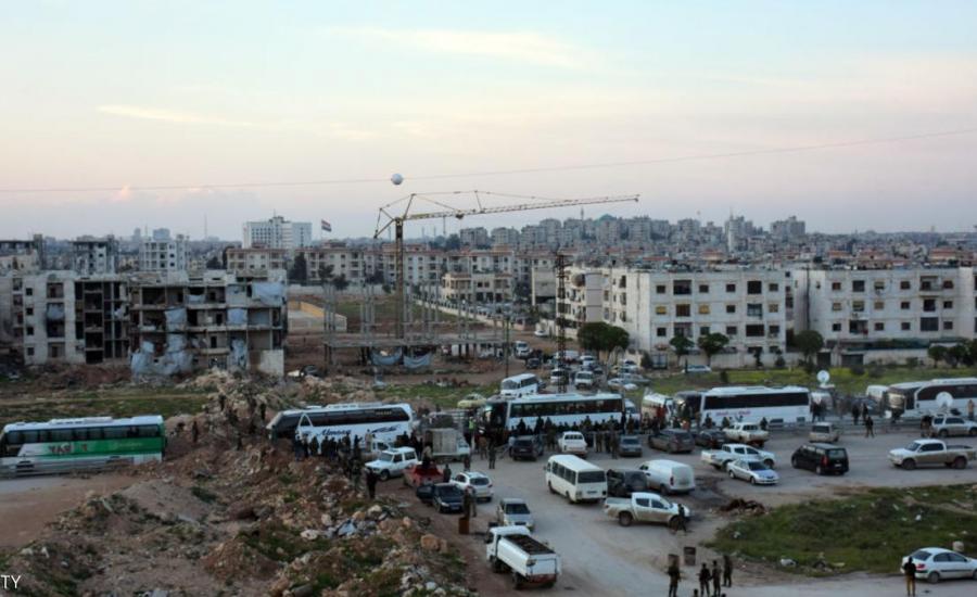 استئناف عمليات إجلاء المدن الأربع بسوريا