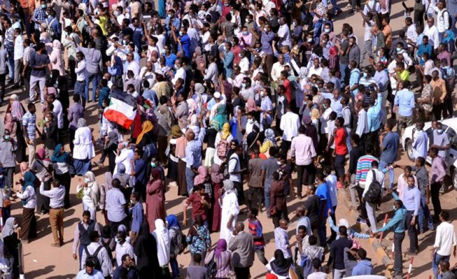 التظاهرة في السودان 