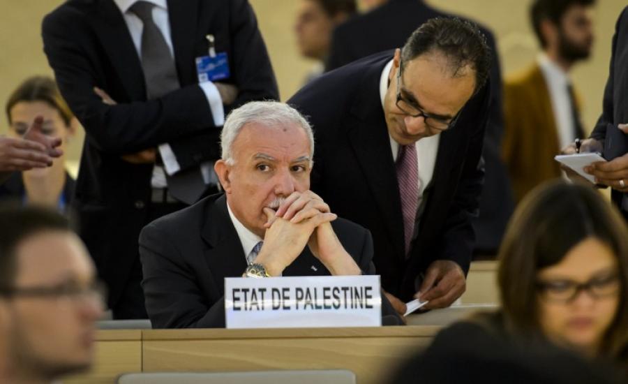 وزير الخارجية الفلسطيني المالكي 