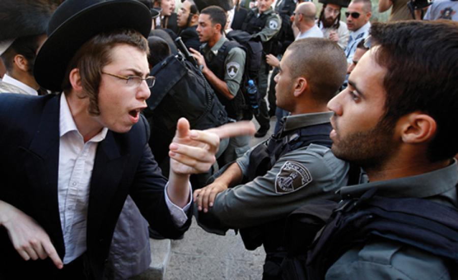مواجهات عنيفة بين الشرطة الاسرائيلية والحريديم بالقدس 