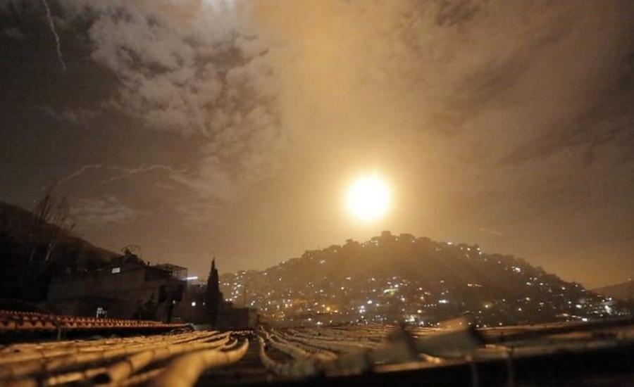 هجوم اسرائيلي يستهدف مواقع عسكرية سورية 