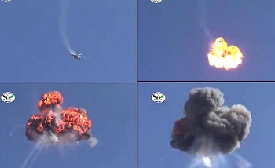 اسقاط طائرة سورية في هضبة الجولان 