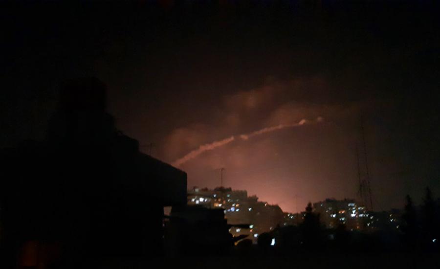 قصف جوي اسرائيلي على سوريا 