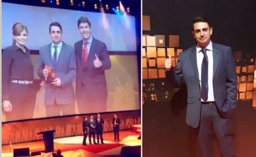 فلسطيني يحصل على جائزة أفضل موظف في اسبانيا