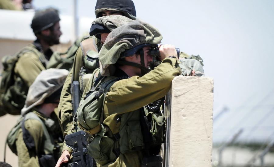 الجيش الاسرائيلي على الحدود السورية 