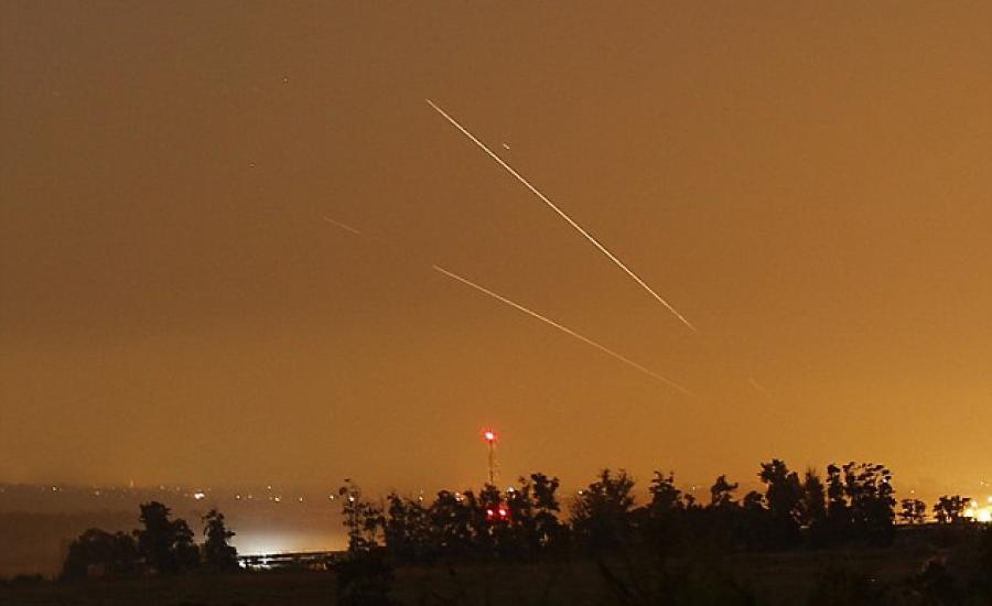 اطلاق صاروخ من قطاع غزة 