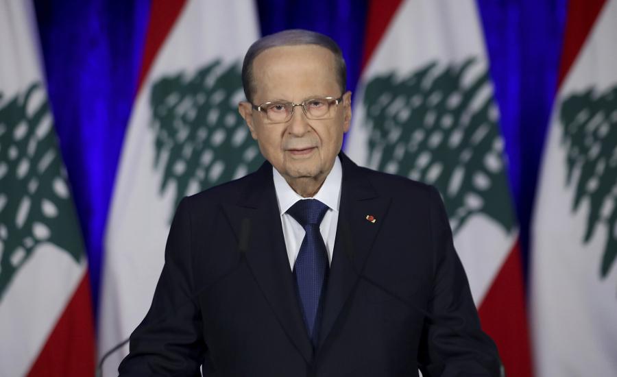 انفجار بيروت والرئيس اللبناني 