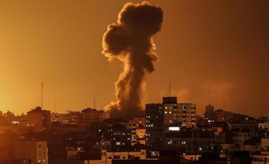 قصف  اسرائيلي على غزة 