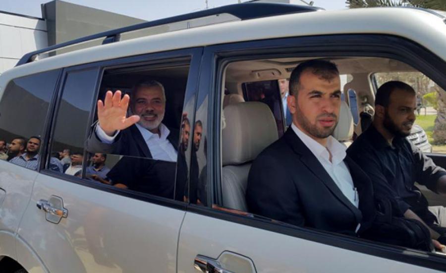 وفد من حماس برئاسة هنية يتوجه إلى القاهرة 