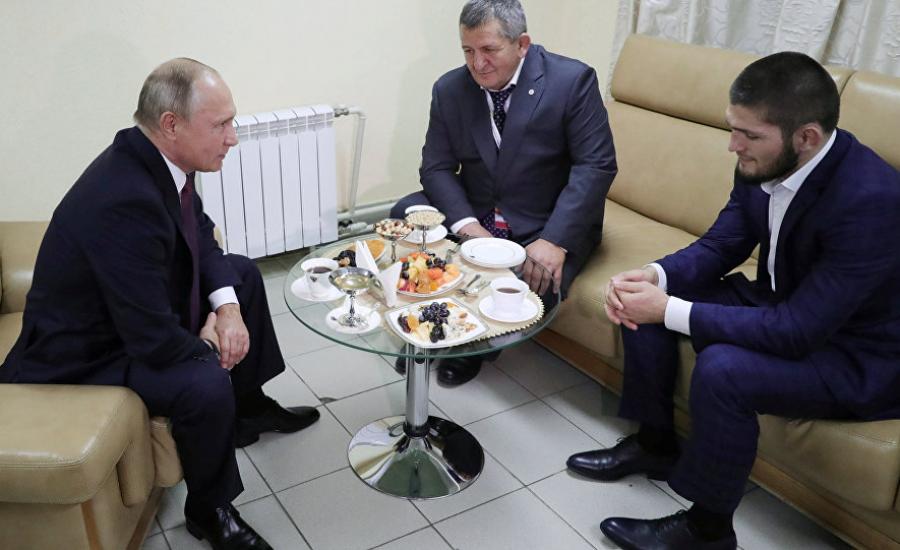 بوتين ومحمدوف 