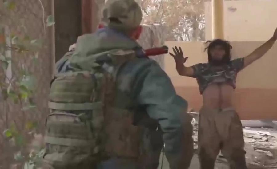 اعتقال داعشي في الموصل 