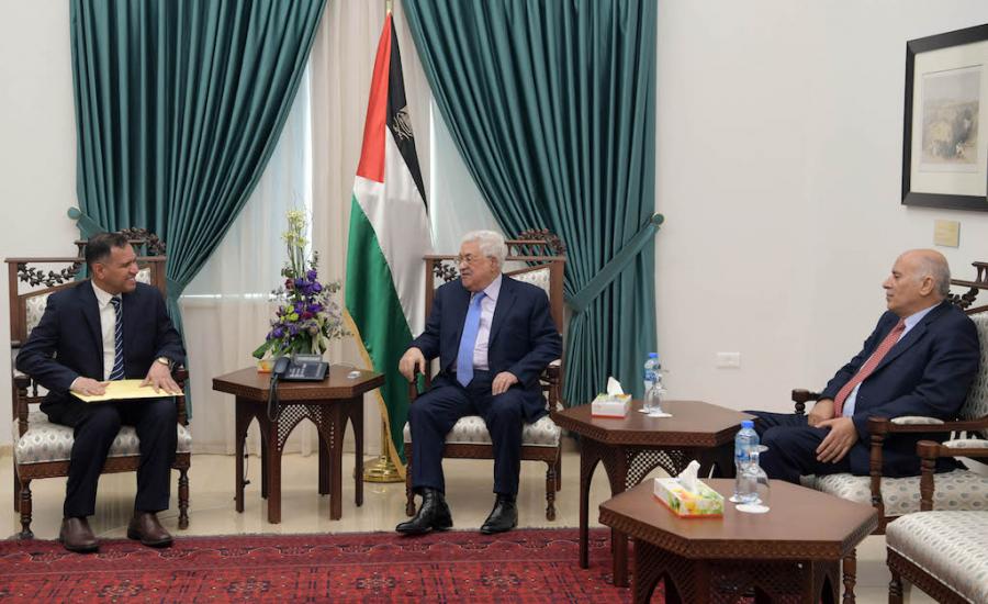 الرئيس عباس وسلطان عمان 
