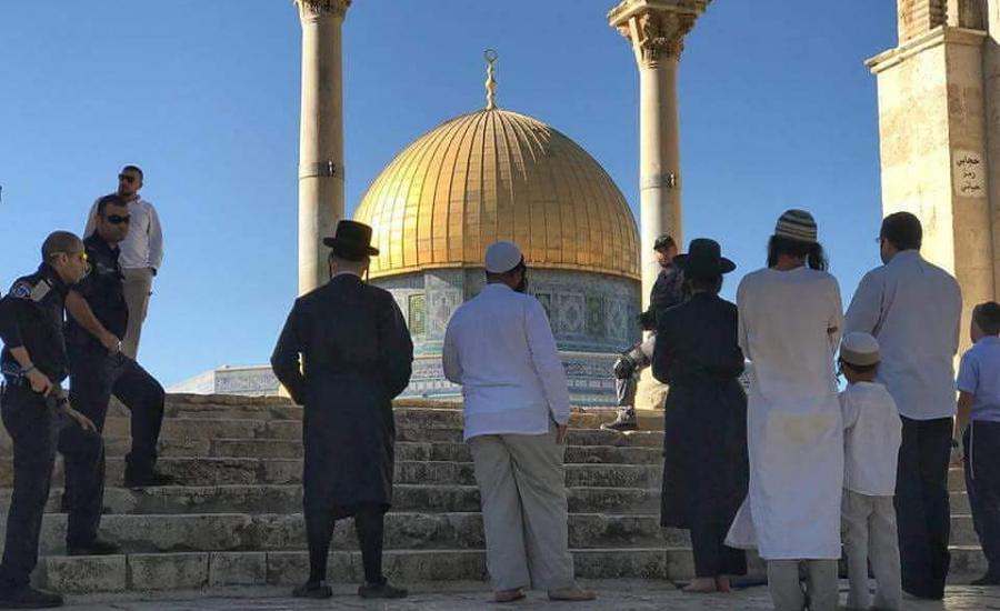 اقتحام المستوطنين للمسجد الأقصى المبارك 